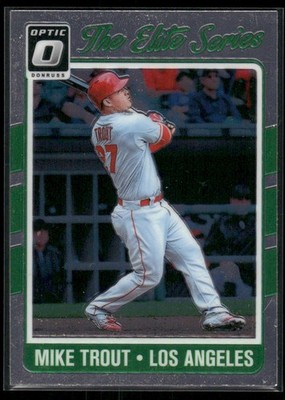 2017 Donruss Optic #ES14 Mike Trout Los Angeles Angels