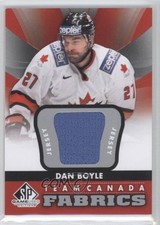 2012-13 SP Game Used Edition Team Canada Fabrics Dan Boyle #TC-3 6x8