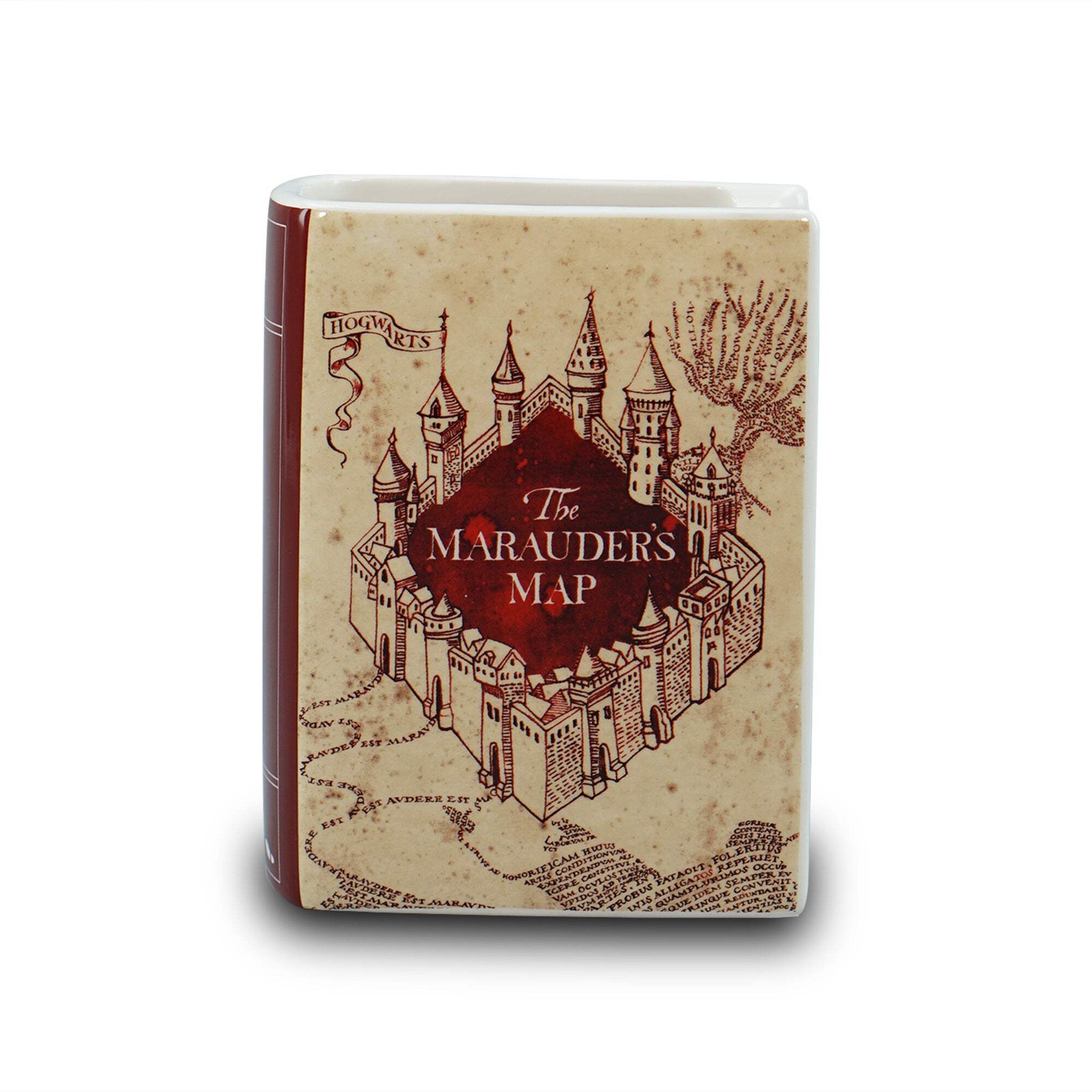 NEW Harry Potter Marauder's Map Ceramic Book Shaped Pot 14cm