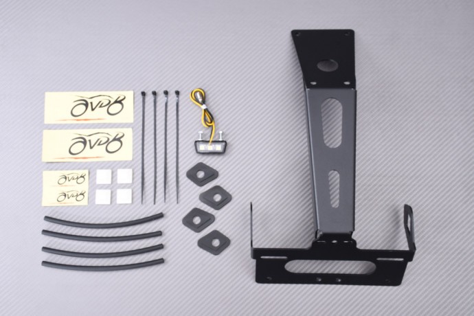 Support de plaque AVDB rigide en aluminium anti-vibration pour Ducati Monster 2021-2025