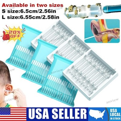 24PCS Reusable Sticky Ear Cleaning Stick Soft Head Swabs,Kids Adults S/L~20%OFF