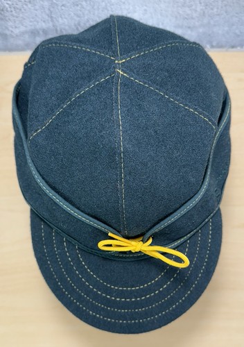 Stormy Kromer Wool Cap Size 7 3/8 Hat USA Co. Logo Green Bay Packers Colors - Picture 7 of 13