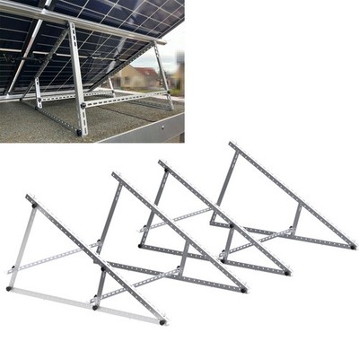 4X Solarpanel Solarmodul Halterung bis 118cm Photovoltaik Montage Aufständerung