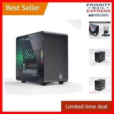 Compact Raspberry Pi 5 Case: Durable Aluminum Design with RGB Fan  Ports