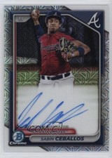 2024 Bowman Chrome Mega Box Prospect Mojo Sabin Ceballos #BMA-SC Auto 12xs