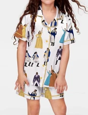 Hamilton Silky Satin Pajama Set