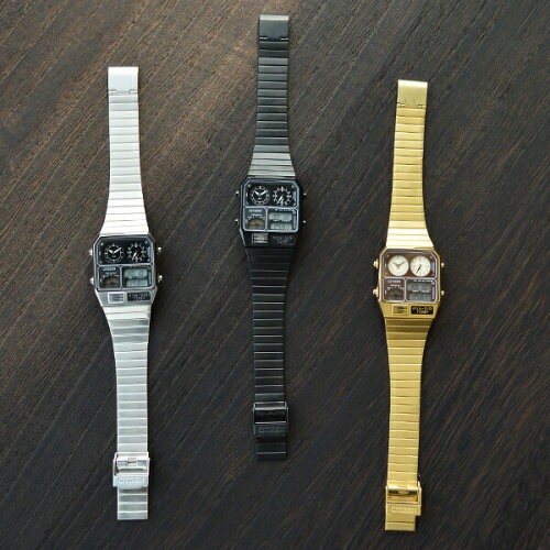 Citizen Ana-digi Temp Reprint Model Watch Gold Jg2103-72x