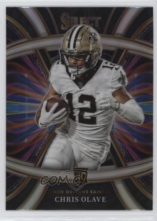 2022 Panini Select Phenomenon Silver Prizm Chris Olave #PHE-23 0nr3