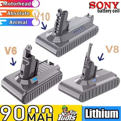 9.5Ah für Dyson V6 V8 V10 SV10 21,6V Akku Animal Absolute SV11 Staubsauger DC58