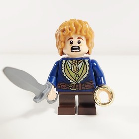 Lego Bilbo Baggins Minifigure Dark Blue Coat The Hobbit 79018 lor093