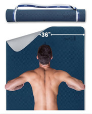 Extra Wide Yoga Mat for Men Women 72"L X 36"W Non Slip Fitness Exercise Mat