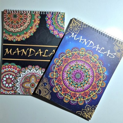 2 Mandala Malbücher ungenutzt  wie neu Coloring  für Erwachsene
