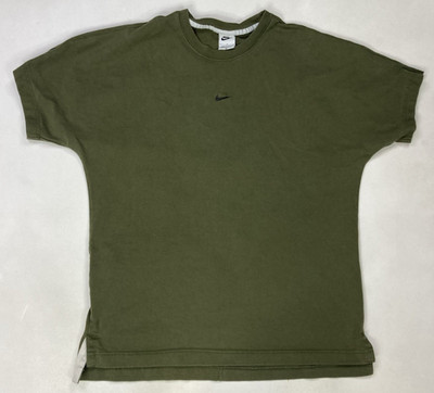 Nike Premium Essentials T-shirt Men Large Green Short Sleeve DR8898 326
