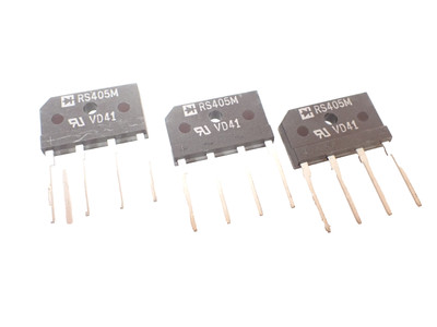 500 V 4-AMP QUALITÄT BRÜCKENGLEICHRICHTER VON RECTRON RS405M UK LAGERBESTAND x5 Stck.