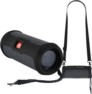 Silicone Case for JBL Flip Essential 2 Bluetooth Speaker Protective Cover Black
