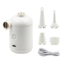 Electric Air Pump Inflator Camping Bed Mattress Pool Portable USB Plug Air Pump