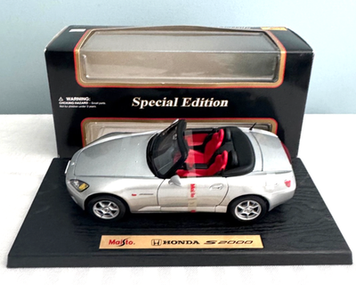 自動車 Maisto Honda S2000 Special Edition 1/18 Maisto Honda S2000 Special Edition Silver JAPANESE VERSION