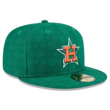 New Era 59Fifty Houston Astros St. Patrick's Day Grey Under Visor - NWT - 8