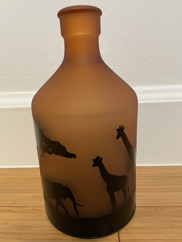 Cordless Bottle Lamp with fantastic gradient light &animal print (Orange) - Image 2 of 4