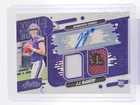 J.J. MCCARTHY 2024 ABSOLUTE RPA ROOKIE TOOLS OF TRADE DUAL PATCH AUTO /99 Q2036