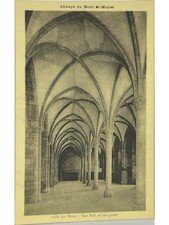 Le Mont-Saint-Michel - Abbey, Salle des Hôtes - Old postcard