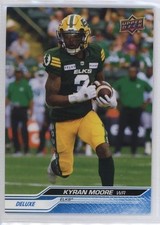 2024 Upper Deck CFL Deluxe 31 Kyran Moore /250 Edmonton Elks