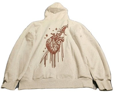 Way She Goes Clothing Women's Heartbreaker Gray Oversized Lounge Hoodie L/XL NWT