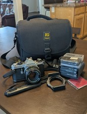 TESTED Pentax Me Super 35mm Film Camera, 50mm f/2 Lens, Ruggard Case, 6 Filters