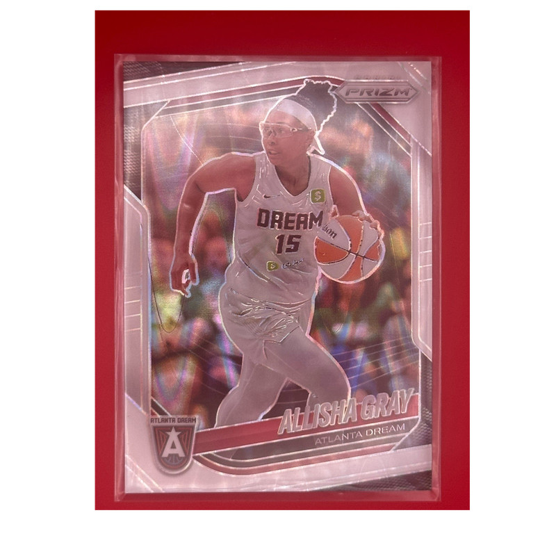 Allisha Gray 2025 Panini Prizm WNBA Prizm #16 Atlanta Dream silver prizm