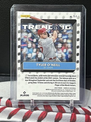 2022 Panini Donruss - Trending Tyler O'Neill #T-1 /999 - Foto 3 di 3