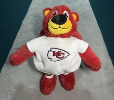 Kansas City Chiefs Teddy Bear Plush Toy Zip Football NFL Collectible