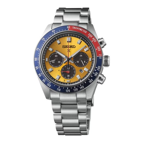 SEIKO Prospex Pogue SSC947P1 Solar Chronograph Sapphire Yellow Dial - Picture 3 of 6