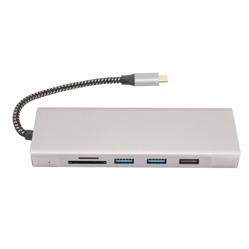 USB C Hub M.2 Schnittstelle SSD Gehäuse 8 In 1 100W 5Gbps Transfer USB C Doc BHC - Zdjęcie 20 z 22