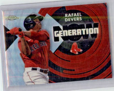 2022 Topps Chrome Update Rafael Devers Generation Now #GNC-17  BOSTON RED SOX