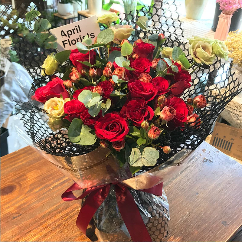 5Yards Net Flower Packaging Papers Material Wrapping Paper Birthday Party Decor - Image 4 of 4