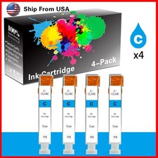 4PK CLI 8 Cyan Ink Cartridge CLI-8 for PIXMA iP4200 Printer