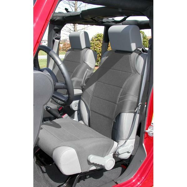 Housse néoprène Jeep grise idéale pour vos sorties tout-terrain et la plage