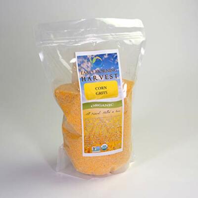 Early Morning Harvest Organic Non-GMO Corn Grits - 4 Lb Bag