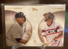 Miguel Cabrera and Jose Abreu 2022 TOPPS On Demand Dynamic Duals Base Card #6