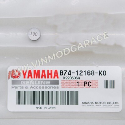 Genuine Yamaha XMAX 300 2017-2023 Pad Adjusting Shim Tappet (1.90