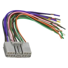 In Dash Stock Plug Replacement Adapter Wire Harness for Factory Radio Install 