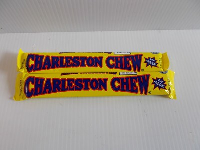 FRESH Charleston Chew Vanilla Nougat with Chocolate Coating 2 Single Bars
