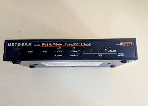 Pare-feu VPN sans fil Netgear Prosafe 802.11g n°: FM114P avec antenne/guide/CD - Photo 6/6