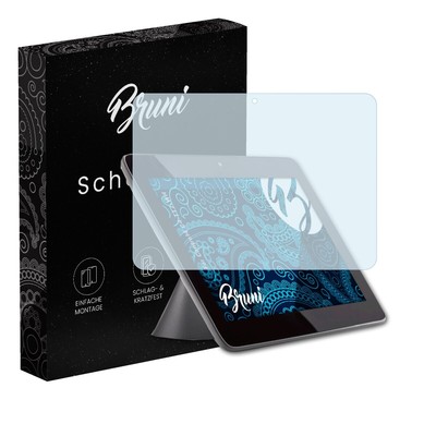 Bruni 2x Folie für Control4 C4-TT7-WH Schutzfolie Displayschutzfolie