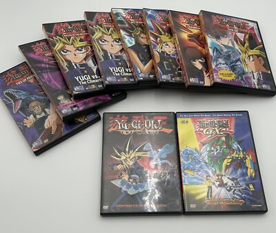 Yu-Gi-Oh Lot Of 10 DVDs - Vol. 8-15, The Movie & GX  Anime Battles Fighting VGUC