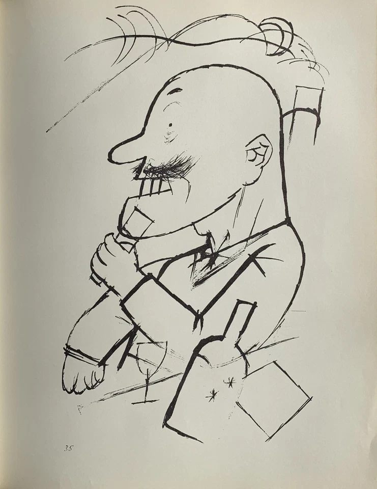 George Grosz (b.1893 - 1959) Ecce Homo publicado 1966 100 litografías facsímil Foto 2 de 4