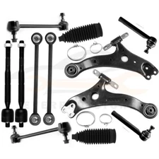 12Pcs Front Lower Control Arm Sway Bar Kit For 2004-2007 Toyota Highlander 3.3L