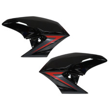 SI ADATTA HONDA CB125F GLR125 2014-2020 NERO ANTERIORE SINISTRO ESTERNO COPRISUDARIO