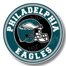 Philadelphia Eagles Helmet Vinyl Sticker Decal Car Truck Windows Football