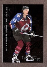 1999 - 2000 ITG #71 Shjon Podein Millennium Signature Series Auto